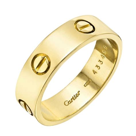 cartier mens wedding band gold|cartier wedding rings price list.